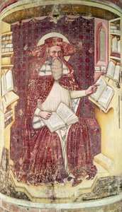 San Jerónimo en su estudio de Tommaso da Modena Tommaso da Modena